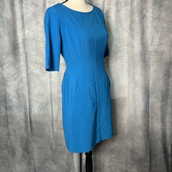 Tahari Arthur S Levine Women’s Sheath Crepe Dress with Pockets - sz 2P - Picture 5 of 15
